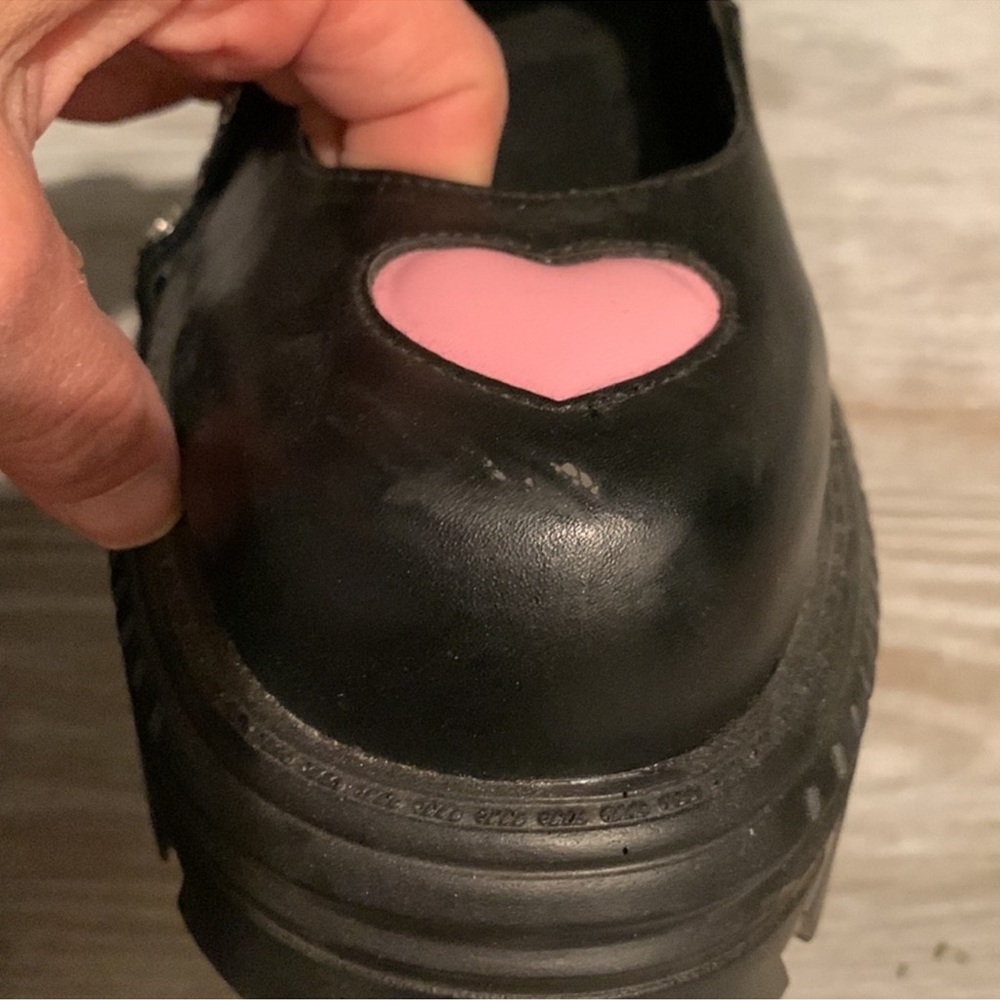 ASOS KOl A Warriors Heart chunky mary janes in black UK 5/38 preowned - Picture 16 of 16